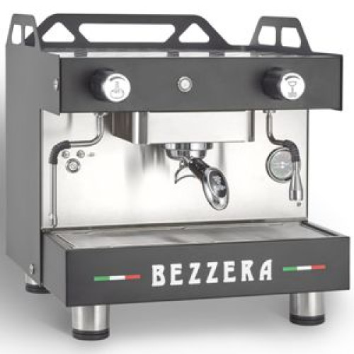 Кофемашина полуавтомат BEZZERA MODA PM 1GR черная матовая, экономайз, подсвет 1фаза
