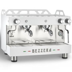 Кофемашина полуавтомат BEZZERA MODA PM 2GR белая, экономайз, подсвет мультифазная