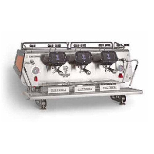 Кофемашина автомат BEZZERA VICTORIA PID 3 группы черная и кожа мультифазная