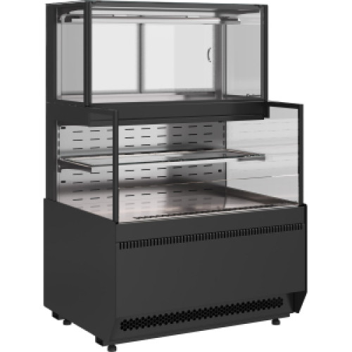 Витрина комбинированная Carboma RC70 VV/SH 1,3-2-1 STANDARD БОКОВИНА СТУПЕНЬКА (9005-0430)