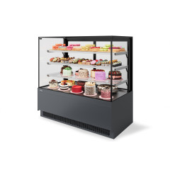 Витрина кондитерская CHILZ VETE II KUB LUX 90 металлик/серый мат./крашеная (NS-0.VG033.B7016M)