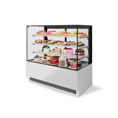 Витрина кондитерская CHILZ VETE II KUB LUX 90 металлик/белый/крашеная (NS-0.VG033.B9016)
