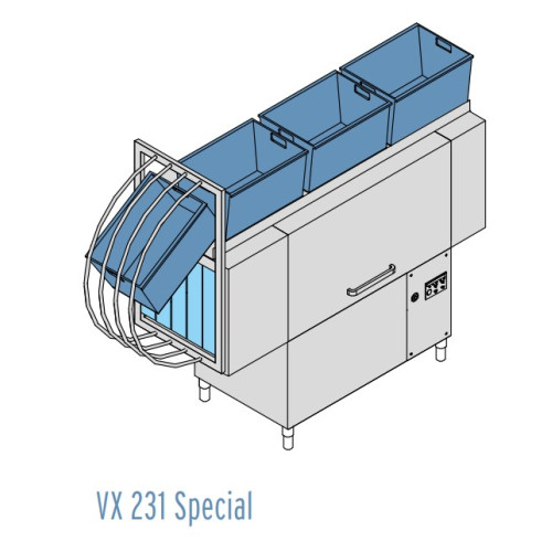 Машина для мойки ящиков DIHR VX 231 SX, HR10
