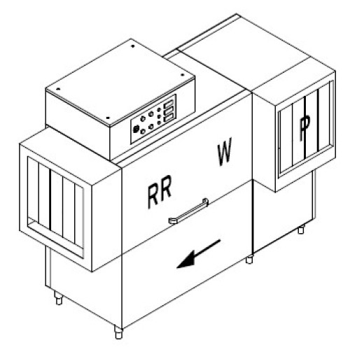 Машина посудомоечная DIHR RX 184 LC SX