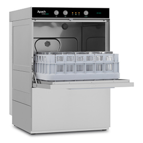 Машина стаканомоечная APACH AF400DDP фронтальная