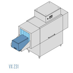 Машина для мойки ящиков DIHR VX 231 SX, DDE, XP