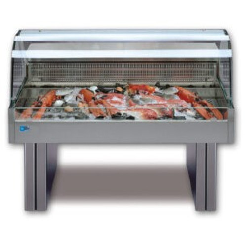 Витрина холодильная TECFRIGO SHOPPING 2000 COLD нерж., ножки