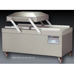 Упаковщик вакуумный двухкамерный HENKELMAN POLAR 2-85, запайка-обрезка