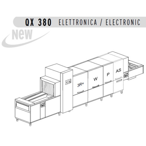 Машина посудомоечная DIHR QX OPTIMA 380, DDE, HRF20, DRF99M, DRF69/2 части