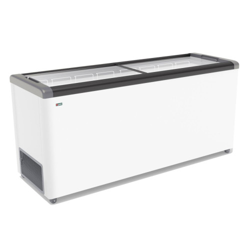 Ларь морозильный Frostor GELLAR FG 700 с прямое стекло серый (пропан)