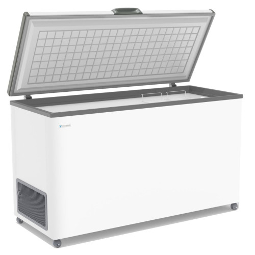 Ларь морозильный FROSTOR F 500 S белый (серая рамка) STANDART (пропан)