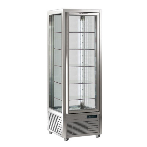 Шкаф холодильный со стеклом TECFRIGO DIVA 351 Q красный