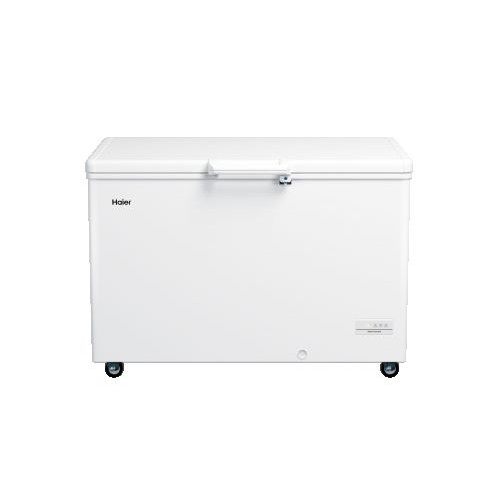 Ларь морозильный HAIER HCE380RFC с глухой крышкой