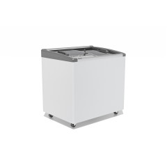 Ларь морозильный Frostor GELLAR FG 250 E гнутое стекло, алюминий, серый (пропан)