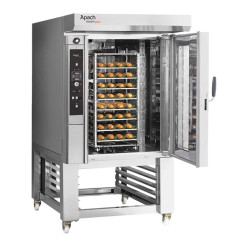 Печь миниротационная электрическая с подставкой с направляющими APACH BAKERY LINE C46ES EMPTA