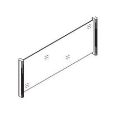 Стекло фронтальное SELF 700 APACH CHEF LINE L961700080