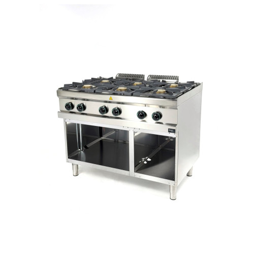 Плита 6 конфорочная 700 сер. APACH APRG-117P/PL