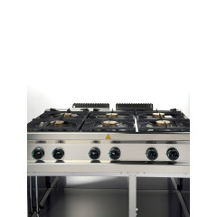 Плита 6 конфорочная 700 сер. APACH APRG-117P/PL