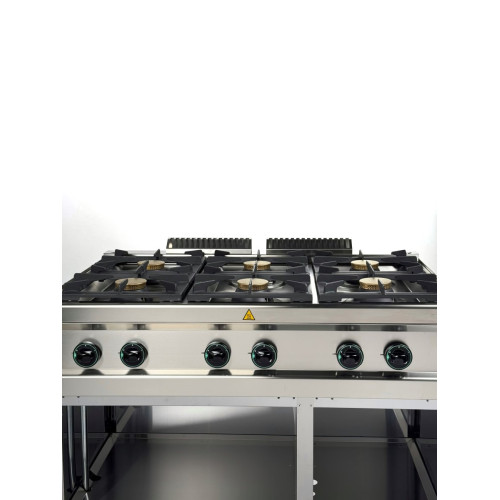 Плита 6 конфорочная 700 сер. APACH APRG-117P/PL