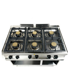 Плита 6 конфорочная 700 сер. APACH APRG-117P/PL