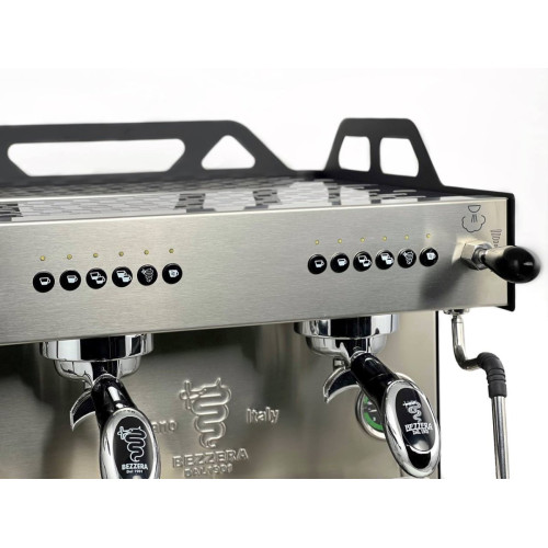 Кофемашина автомат BEZZERA OTTO DE 2GR COMPACT черная матовая, экономайз, подсвет мультифазная
