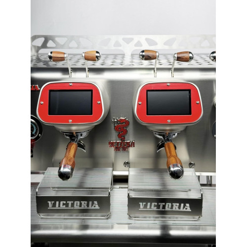 Кофемашина автомат BEZZERA VICTORIA 2 группы красная мультифазная