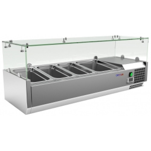 Витрина холодильная настольная COOLEQ VRX 1200/380
