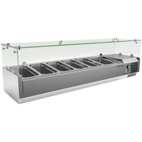 Витрина холодильная настольная COOLEQ VRX 1500/380
