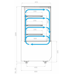 Витрина холодильная Carboma KC70 VM 0,9-1 LIGHT (версия 2.0) (9005-0109)