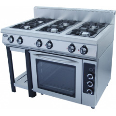 Плита газовая Grill Master Ф6ПДГ/800 (с электрической духовкой)