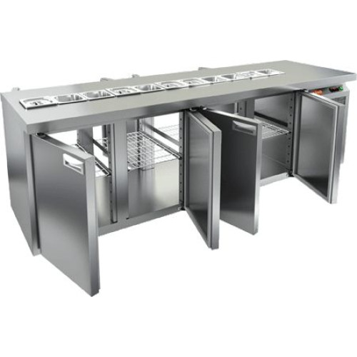 Стол для салатов HICOLD SL2T-1111/GN (1/6)