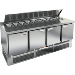 Стол для салатов HICOLD SLE1-1111SN с крышк.