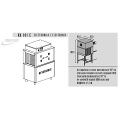 Машина посудомоечная DIHR RX 101 E DX, DDE, HR5, DRA924