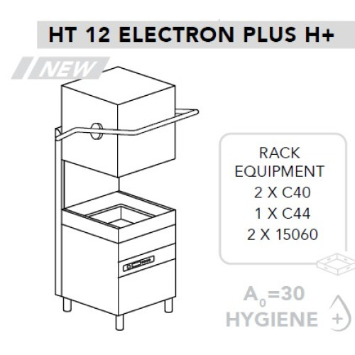 Машина посудомоечная DIHR HT 12 ELECTRON PLUS h, ps, спец.ножки морская версия 400В/3Ф/50ГЦ без нейтральная