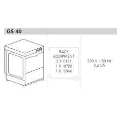 Машина стаканомоечная DIHR GS 40, PS