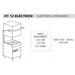 Машина посудомоечная DIHR HT 12 ELECTRON DA