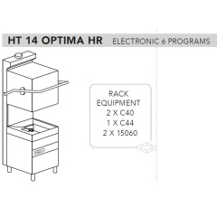 Машина посудомоечная DIHR HT 14 OPTIMA HR DA