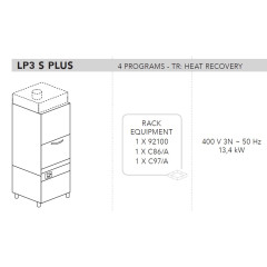 Машина котломоечная DIHR LP3 S HR PLUS ELETTRONICA, DDE