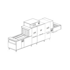 Машина посудомоечная DIHR QX 246 DX, DDE, DRF70, HRF10, SAN/3 части