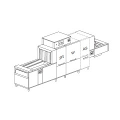 Машина посудомоечная DIHR QX 246 DX, DDE, DRF70, HRF10, SAN/2 части