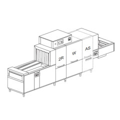 Машина посудомоечная DIHR QX 246 SX, DDE, DRF69, HRF10/3 части