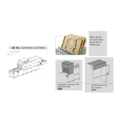 Машина посудомоечная DIHR QX 416 DX, HRF20, DRF69, DDE, X-BELT/3 части