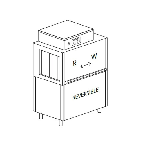 Машина посудомоечная DIHR RX 101 E dx, xp, lc73, dr24/деление 2 части