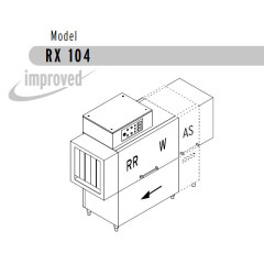 Машина посудомоечная DIHR RX 104 AS SX, DDE, XP, DR64