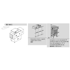 Машина посудомоечная DIHR RX 144 E sx, dde, hr10, dra94mc/деление 3 части