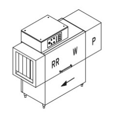 Машина посудомоечная DIHR RX 144 SX, HR10, DR69