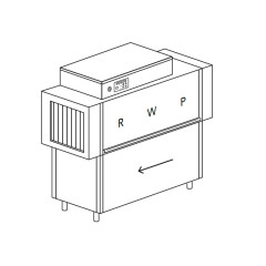 Машина посудомоечная DIHR RX 164 E dx, dr24, xp/деление 2 части