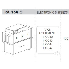 Машина посудомоечная DIHR RX 164 E SX, DDE, XP