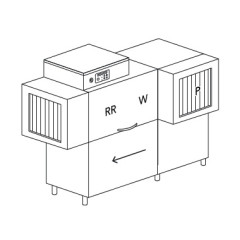 Машина посудомоечная DIHR RX 184 LC SX, DDE