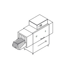 Машина для мойки ящиков DIHR VX 231 DX, DDE, XP
